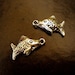 SALE - (2) Bali Sterling Silver Fish Charms