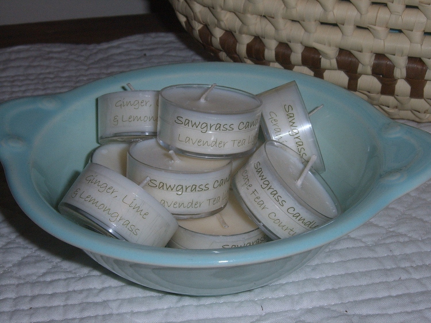Assorted Tealights Sampler Pack - soy wax and essential oils