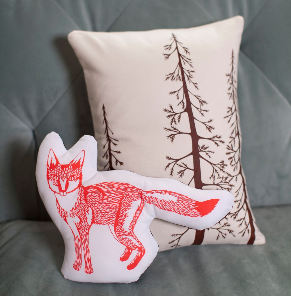 fox stuffie .  organic