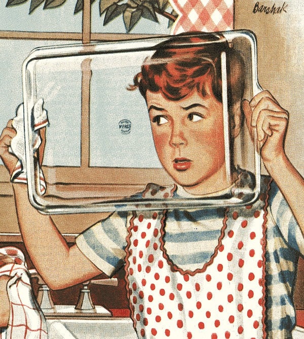 vintage children 1947 advertisement pyrex ware