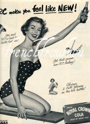 1940 Pinups on Vintage Pinup Swimsuit 1940 Advertisement By Frenchfroufrou