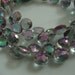 2 Inch Strand Mystic Quartz Heart Shape Briolettes