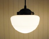 Machias I. Replica Mushroom Schoolhouse PENDANT Light