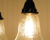 Kellie II. Seeded Glass Pendant Light