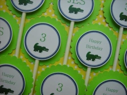 Cupcake Toppers - Alligators Il_170x135
