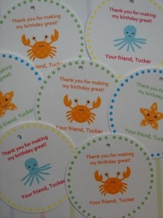 Favor Tags, Under the Sea Theme Il_170x135