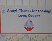 Custom Favor Tag - Sailboat Theme Il_170x135