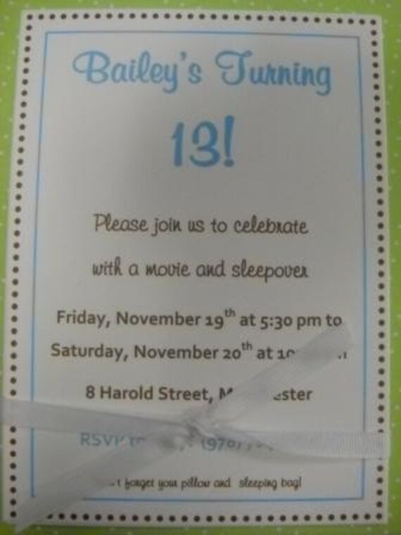 Custom Invitation - Sweet 13th Birthday Il_570xn