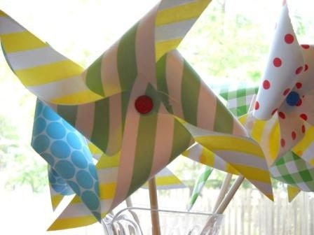 Paper Pinwheels - Primary Colors. Listing is for 5 pinwheels. Il_570xn