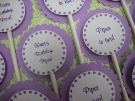 Cupcake Toppers - perfect for your next birthday party, baby, or bridal shower Il_570xn
