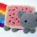 Pop Tart Cat Scarf Amigurumi CROCHET PATTERN