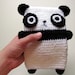 CROCHET PATTERN Amigurumi Panda Case