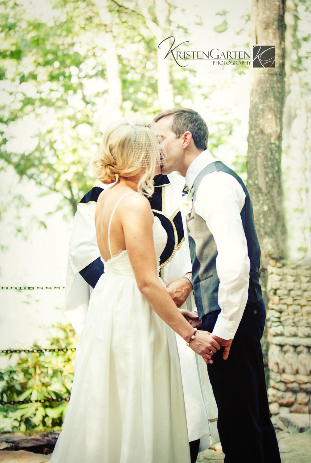 Amsale Coco Inspired Wedding Dress with Low Back