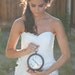 Ruffle Tea Length Wedding Dress