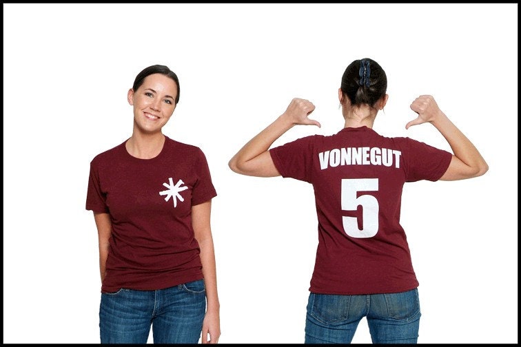 Kurt Vonnegut - Breakfast Of Champions - Literary T-Shirt - New - Reader - Book Gift - Author - NOVEL-T