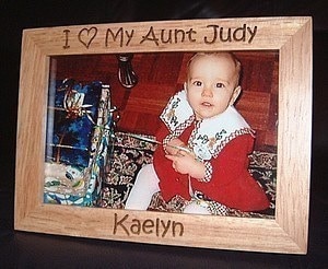 Love Picture Frames on Personalized Engraved I Love My Aunt 4x6 Frame By Engravingwiz