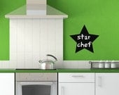 Star Blackboard Wall Graphic