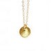 Tiny Gold Textured Dot Necklace in Gold Filled - Great Gift, Everyday Necklace