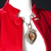 RESERVED for Bianca Red velvet cape, sumptuous, handmade, may attract a big bad wolf or two