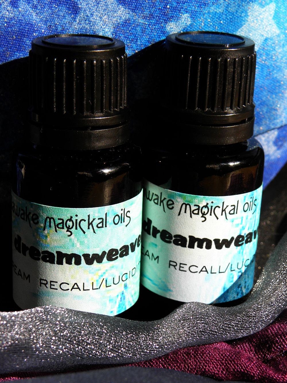 Magickal Ritual Oil - Dreamweaver  for Dream Recall, Lucid, and Intuitive Dreams - 15 ml)
