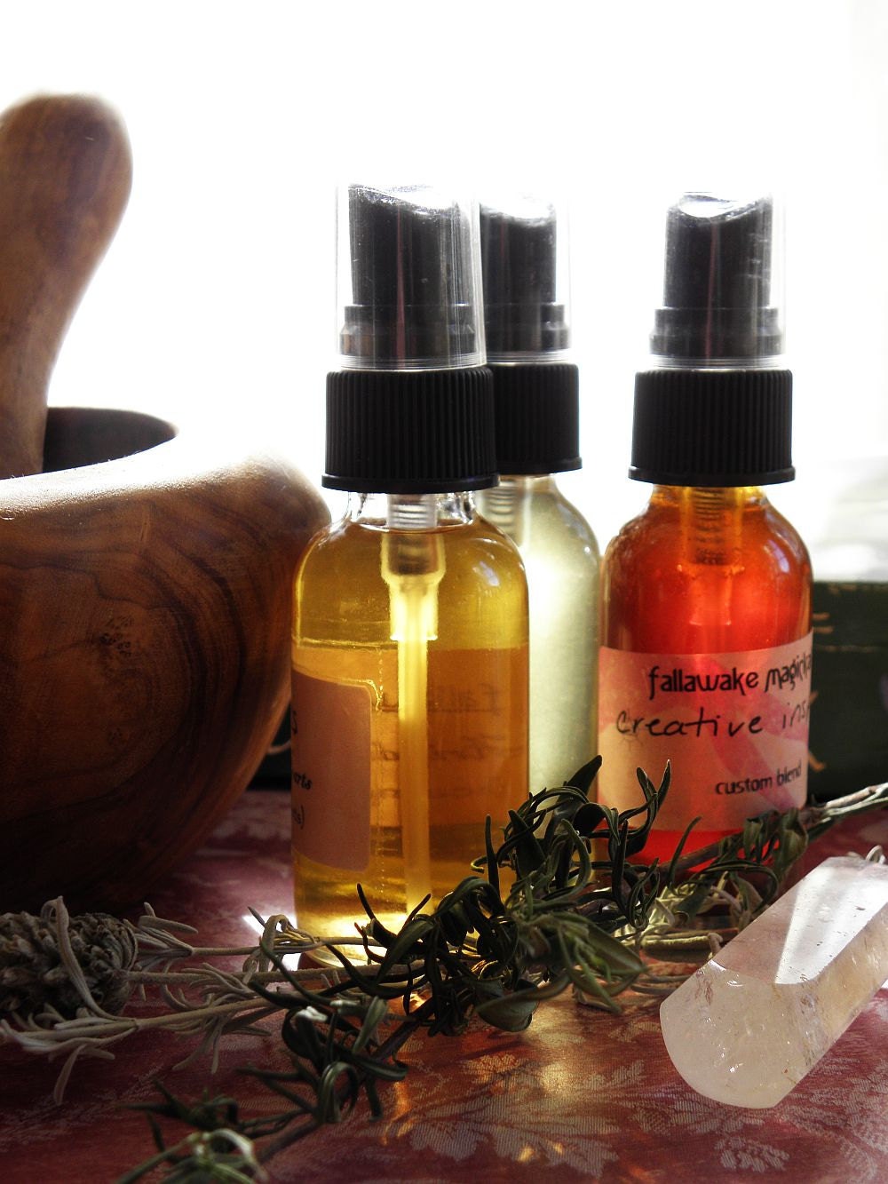 Magickal Mist - Custom Made to Order for Luck, Love, Prosperity, Protection, and More (1 oz bottle)