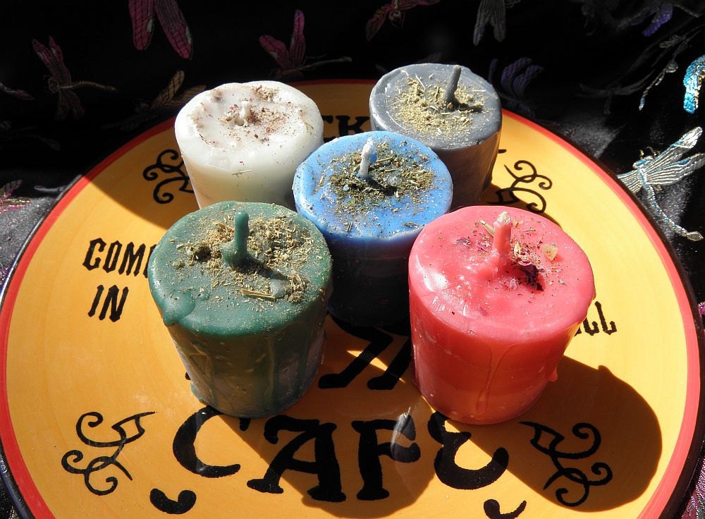 Spell Candles - ONE Any Kind YOUR CHOICE: Spiritual/Meditation, Prosperity, Protection, Love, More