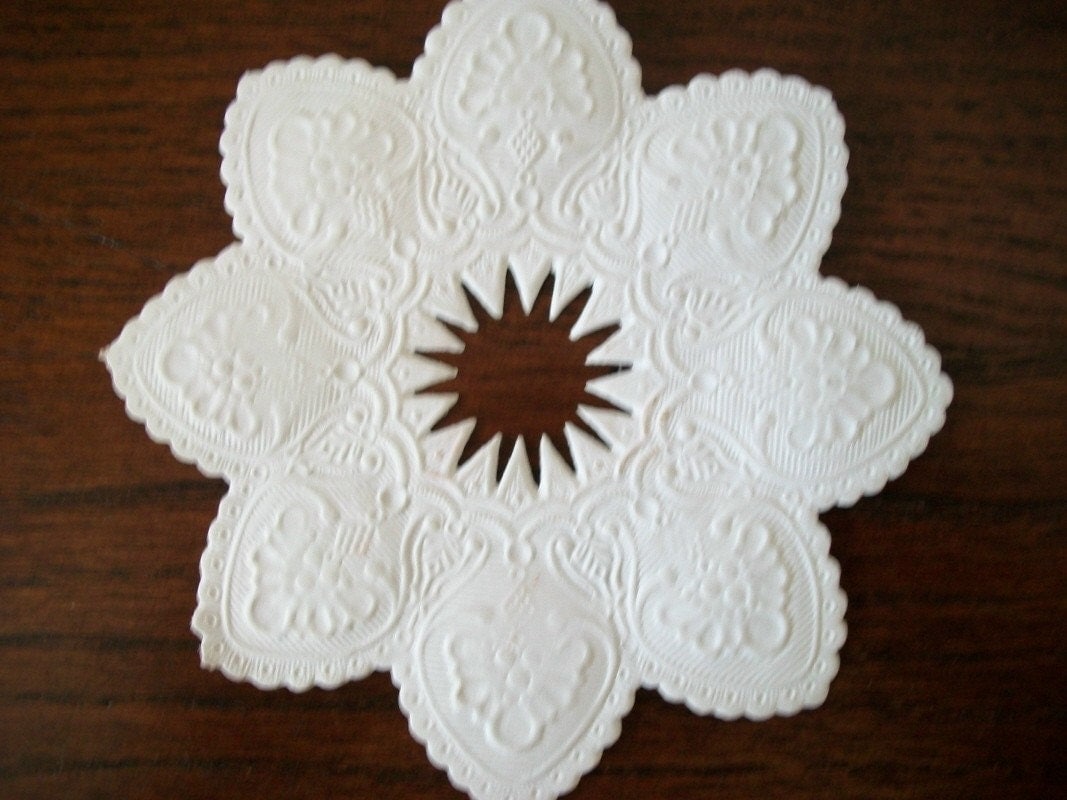 White Embossed