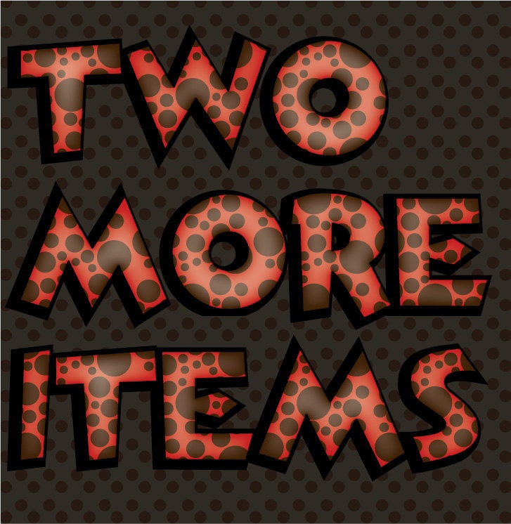 Two More Party Items - to coordinate with your invitation