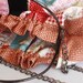 Craft Night Handbag - For Sewers and Quilters - with KissLock Handle and Black Chain