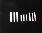 12 Gauge Sterling Silver Stamping Blank BARS Variety Pack 2mm THICK Jewelry Hand Stamping and Personalization Rectangle Tag You get 6 Bars