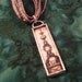 VINTAGE ART - Soldered Glass Necklace