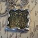 METAL ART SILVER - Soldered Glass Pendant Necklace
