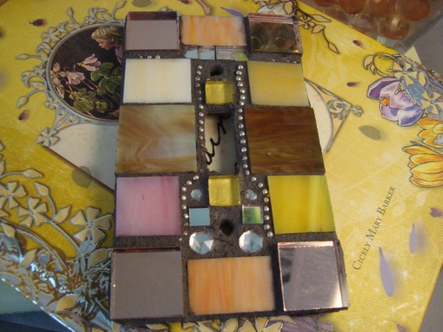 MOSAIC SWITCH PLATE - Single Shinny Wall Art