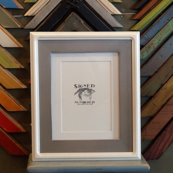 8x10 Picture Frame in Double Cove Build Up by signedandnumbered