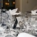 Paint My Love wine glass dove placecards - set of 25