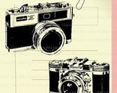 Rubber Stamp - Vintage Camera(Mini Craft Stamp). Christmas Gift. C1183