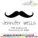 Mustache Self Inking Stamp. Personalized Birthday Gift Guide For Her, Gifts For Him, Custom Address Stamp (P2893)