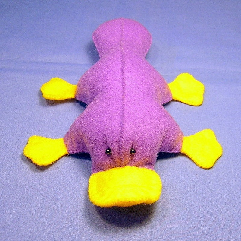 beanie baby purple platypus