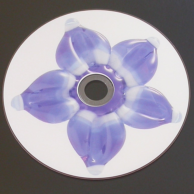 Tutorial DVD, lampwork glass flower bead, Instructional DVD, Making a Lovely Bloom Bead