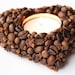 Candle holder -Wedding candle holder- Scented heart coffee beans pepper - Mother day gift