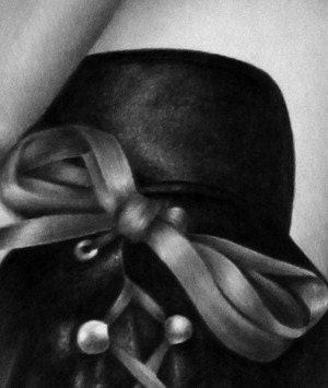 Nude Pencil Drawing Fine Art Signed Print