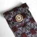 SALE (30% off) EYEGLASS CASE - upcycled tie case - red phone case - Lynn Minney Designs