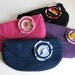 CLUTCH PURSE - recycled clutch - black clutch - nautical clutch - BONUS removable flower pin