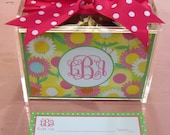 Personalized Lilly Recipe Boxes