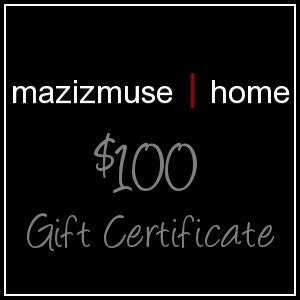 Gift Certificate 100 USD - Modern Pillows - Decorative Cushion - Holiday Birthday Christmas - Mazizmuse Home Design