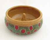 Apple Baker Red Polka Dots