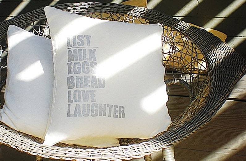The Simple List Modern Linen Pillow Cover by indobay