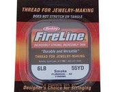 Crystal Berkley Fireline Thread 55 YD Roll 6 LB 0.20mm Dia. Free Shipping US Canada