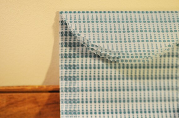10 Printed Glassine Envelopes- Blue Dot