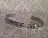 Nitwit Blubber Oddment Tweak Harry Potter Hand Stamped Cuff Bracelet